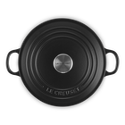 Cast Iron Classic Round CasseroleMatte Black image number 4